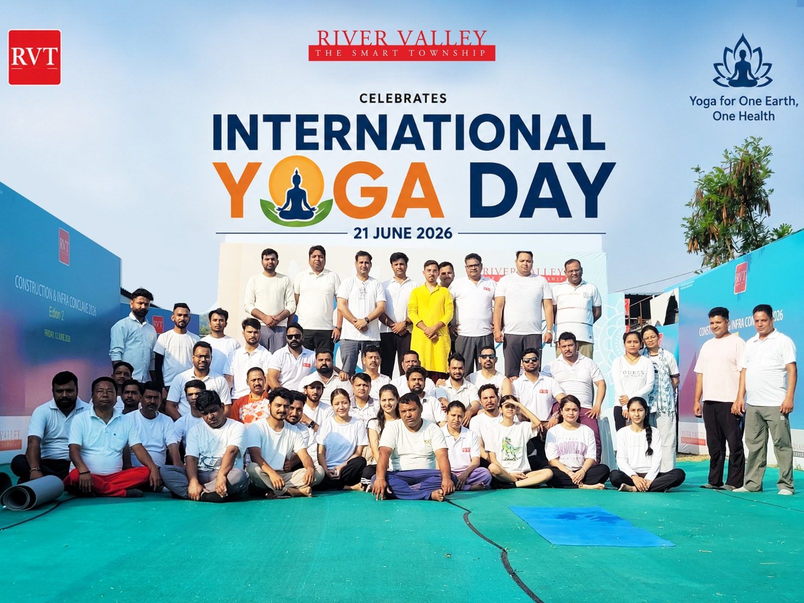 River Valley Township Comes Together for a Refreshing Yoga Day Celebration